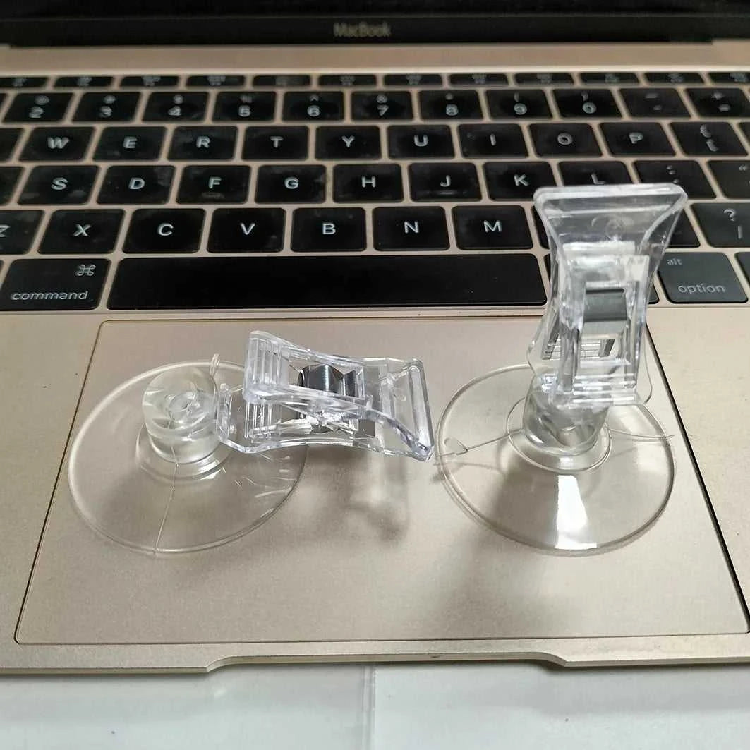 Clear Sucker Clamp Bathroom Wall Suction Cup Clip for Window Office Door Multifunctional ABS Home Mall Shop Smooth Surface The jack market .AU The jack market .AU Home $ 22 14:200006152#5pcs