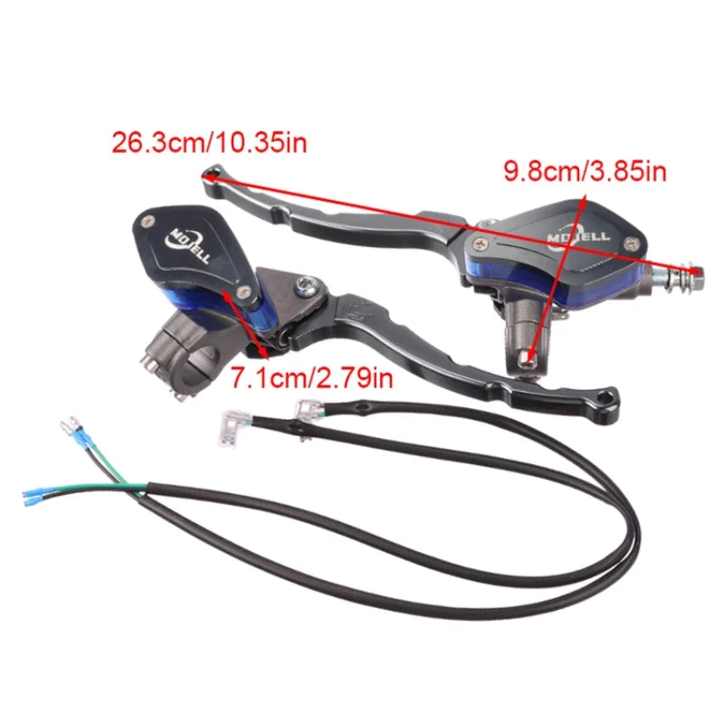 Electric vehicle accessories Motorcycle modification Disc brake Upper pump Left and right front and rear brakes Oil pump