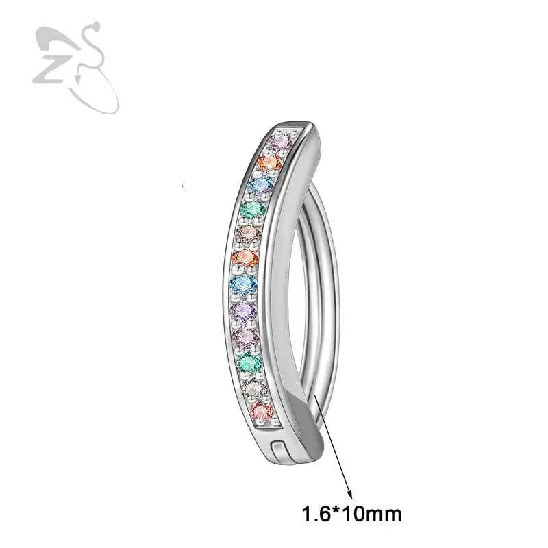 ZS 1PC 925 Sterling Silver Navel Ring Reverse Curved Belly Button Clicker Minimalist Belly Piercing Zircon Navel Piercing 14/16G The jack market .AU The jack market .AU Jewellery & Chains $ 55 200001033:200003762#style2 1.6x10mm