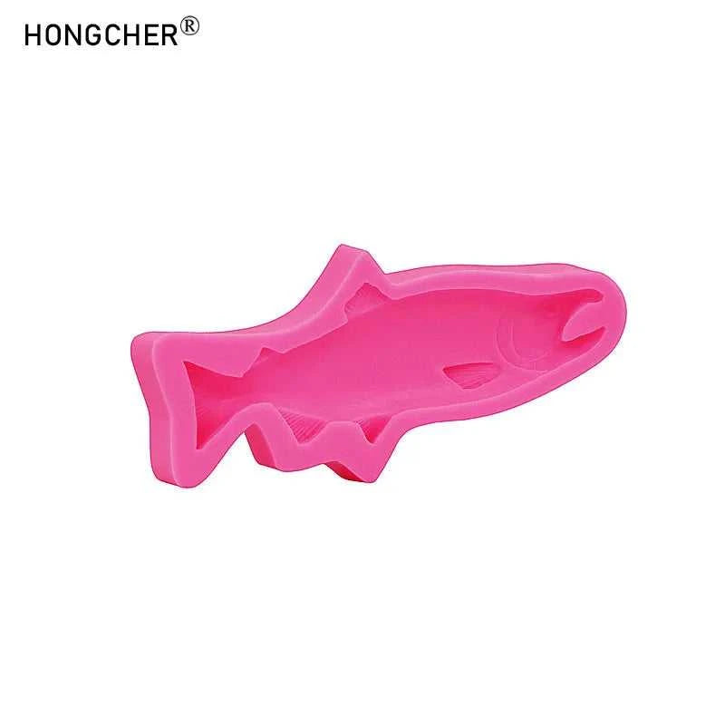 Silicone Fish Mold - Food Safe Chocolate Candy Fondant Ice Mold Flexible Soap Candle Wax Resin Polymer Clay Mold,Fish Mold The jack market .AU The jack market .AU Fishing Gear $ 20 14:200006153#Pink
