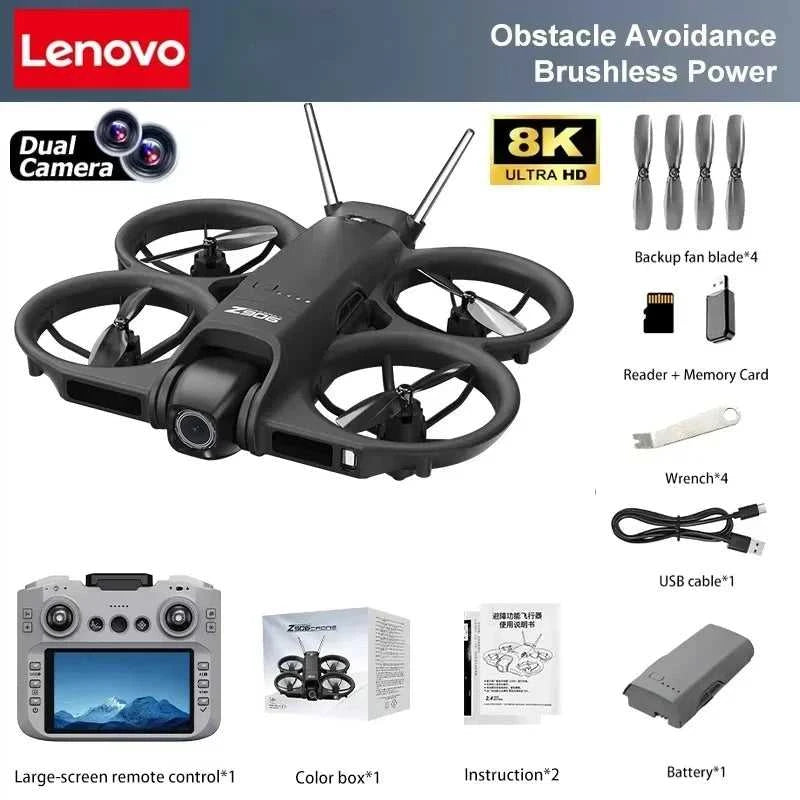 Lenovo Drone 8K Aerial HD Intelligent Avoiding Obstacle With Larger Screen Remote Control Folding Brushless Power GPS Drone 2026 The jack market .AU The jack market .AU Drones $ 112 14:496#Grey-8K HD-Screen