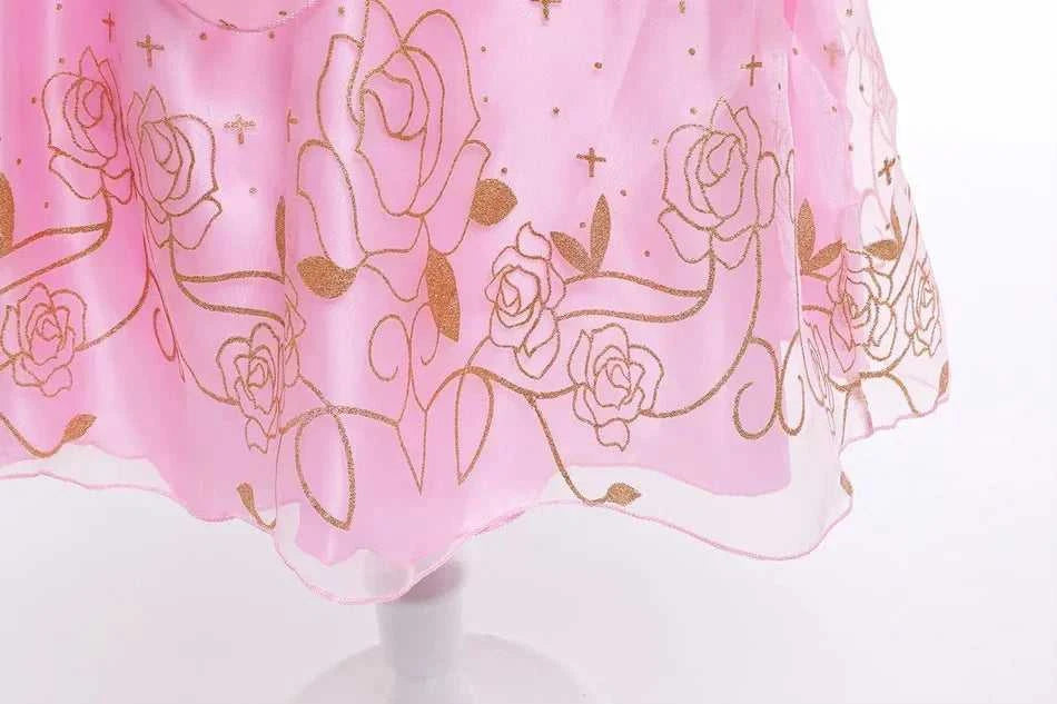 Kid Princess Pink Dress Girl Summer Fancy Party Clothes Children Sleeping Beauty Flower Dresses Christmas Carnival Costume Cloth The jack market .AU The jack market .AU Mum & Kids: Essential Products for Every Family $ 49 14:200001438#Aurora03;200000463:200661901#6-7T (Size 140)