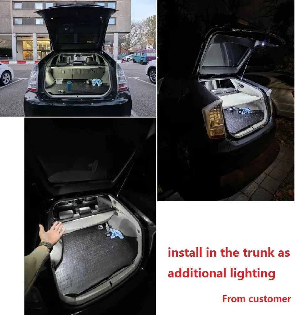 Mini size DIY Aluminum Alloy Parking Radar design led Eagle eye light for Car Side Mirror Puddle lamp Under Rearview glass light