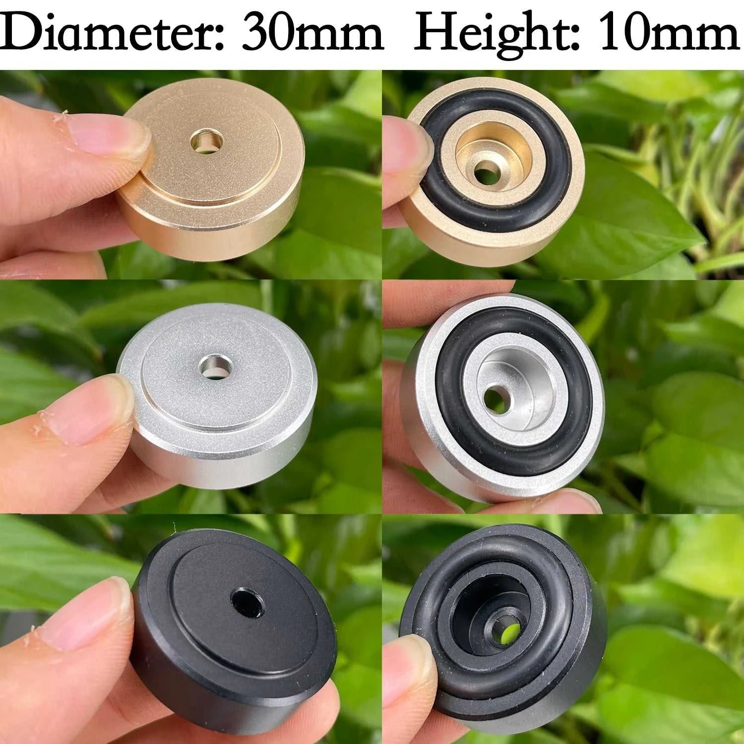 4PCS Audio Speaker Isolation Feet Pad 30*10mm 40*10mm 49*15mm Aluminum Amplifier Feet CD DAC Speakers Shock Absorption Feet Pad The jack market .AU The jack market .AU Accessories Electronics $ 62 14:193#40x10mm 4pcs;200000828:201589809#Black