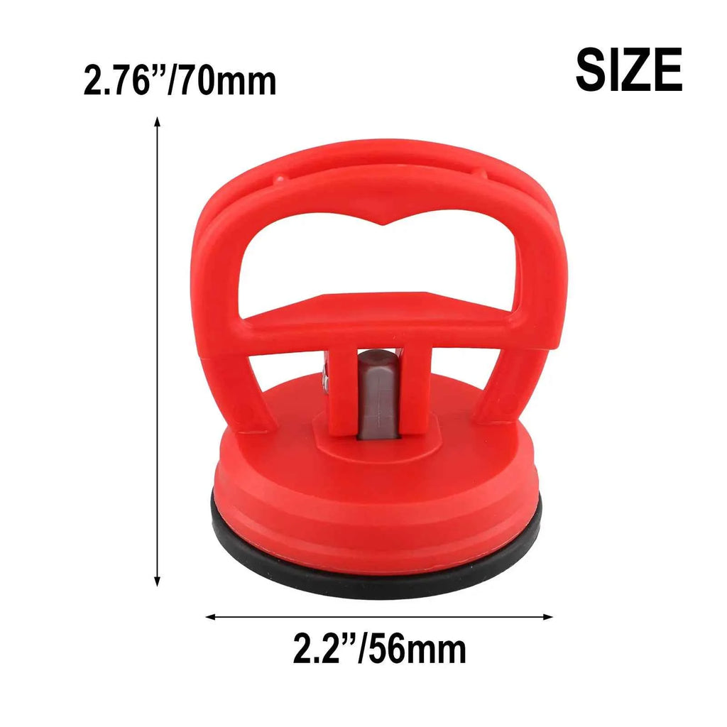 Mini Suction Cup Lifter Glass Puller Sucker Plastic Repair Rubber 1pc Tool 4.72in Dent Panel 5.31*5.12*4.72in Blue