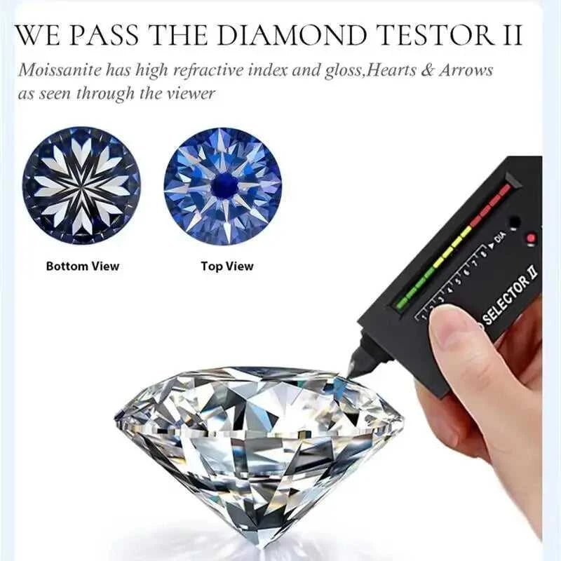 Certified All Moissanite Lady Rings Pass Diamond Test Silver S925 Ring Premium Diamond Jewelry Birthday Gift The jack market .AU The jack market .AU Jewellery & Chains $ 83 200000369:699