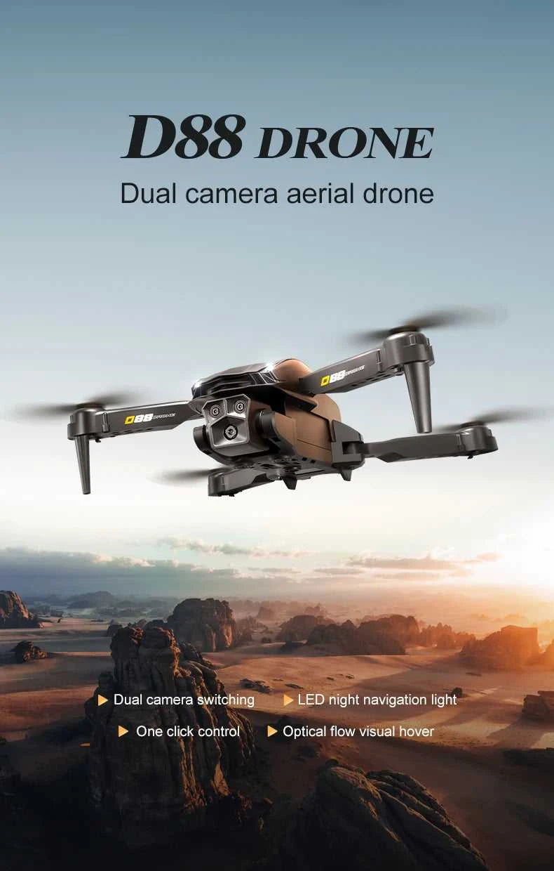 Lenovo D88 Drone 8K Aerial HD Dual Camera Photography Intelligent Obstacle Avoidance Brushless Motor 5G WIFI GPS Return Drone The jack market .AU The jack market .AU Drones $ 86 14:691#Black-8K HD-VR