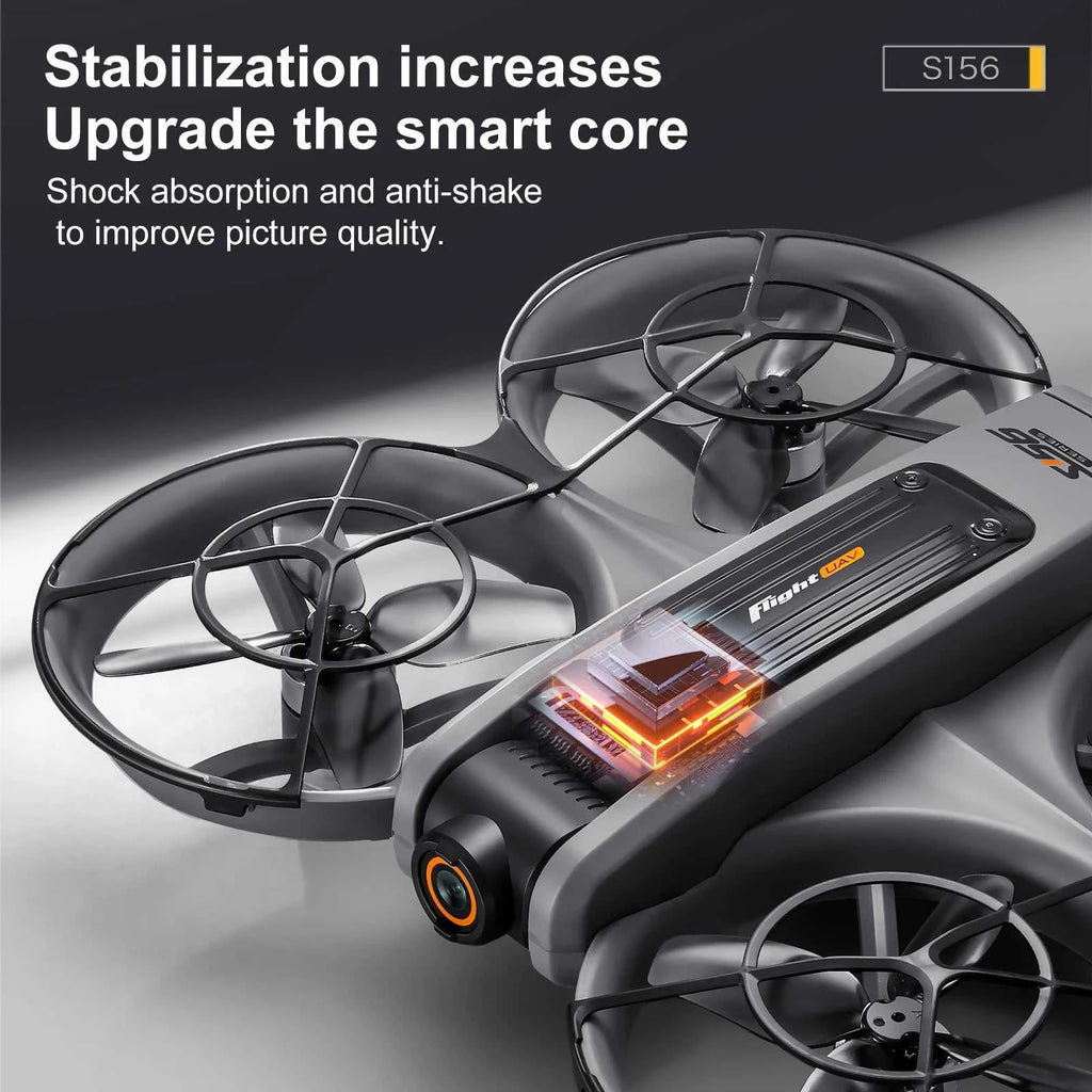 2025 New S156 Drone with Screen Brushless Optical Stream Positioning Quadcopter with Camera FPV Traverser Novice Toy Airplane The jack market .AU The jack market .AU $ 127 14:29#Black
