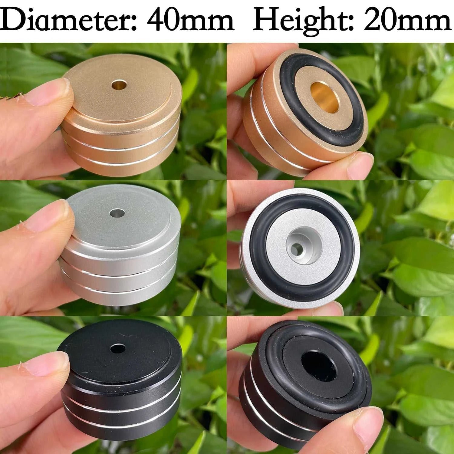 4PCS Audio Speaker Isolation Feet Pad 30*10mm 40*10mm 49*15mm Aluminum Amplifier Feet CD DAC Speakers Shock Absorption Feet Pad The jack market .AU The jack market .AU Accessories Electronics $ 62 14:193#40x10mm 4pcs;200000828:201589809#Black