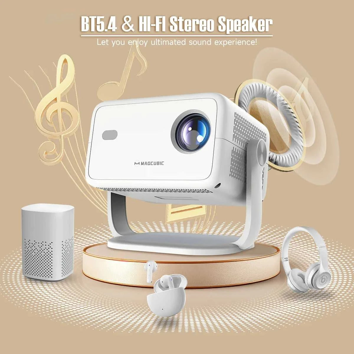 Magcubic 650ANSI 8K Android14 L018 Projector Native 1080P With Auto Keystone Correction Focus Wifi6 BT5.4 Portable Movie Outdoor The jack market .AU The jack market .AU Accessories Electronics $ 193 14:201441169#L018;200007763:201336342;200009209:201447604