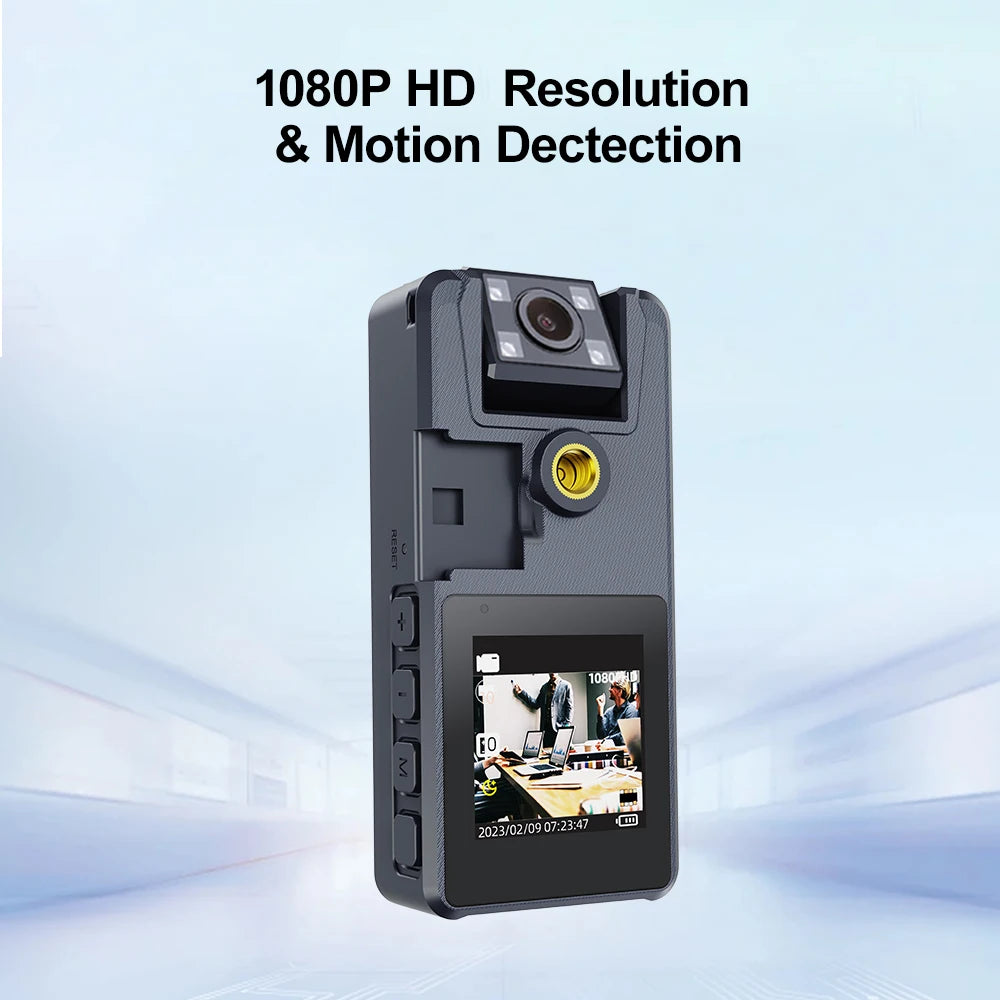 Vandlion A39 Portable Mini Mounted Camera Full 1080P HD Night Vision 3000mAh Long Battery Life Small Camcorders for Riding