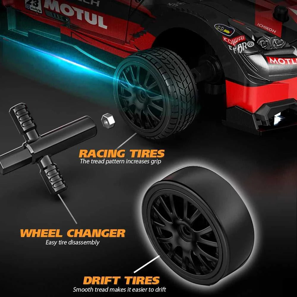 2.4G remote control drift car, 1:24 high-speed drift car, RC enthusiast, precise control, powerful engine, ideal gift for adults The jack market .AU The jack market .AU Little Wonders $ 85 14:29#Drifting car red