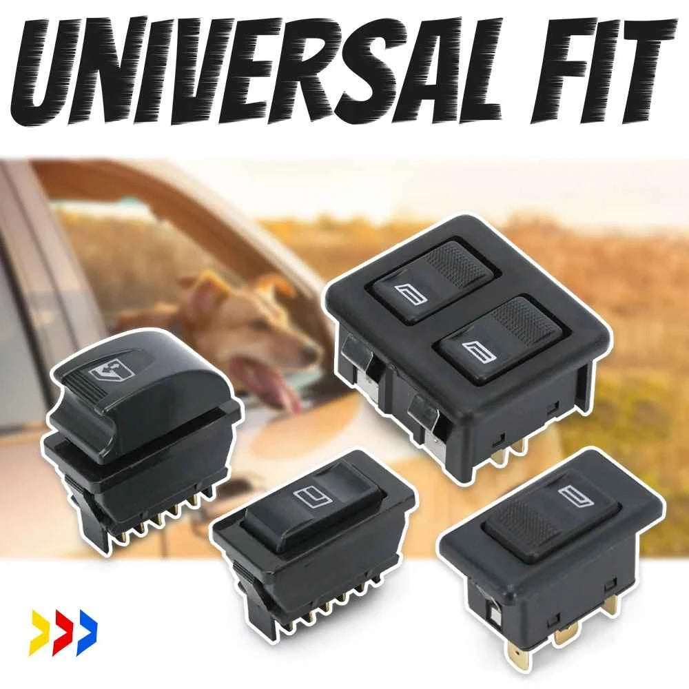 Universal DC 12V 20A Car Electric Power Window Control Switch 5-pin ON/OFF Window Regulator Switch Accessories