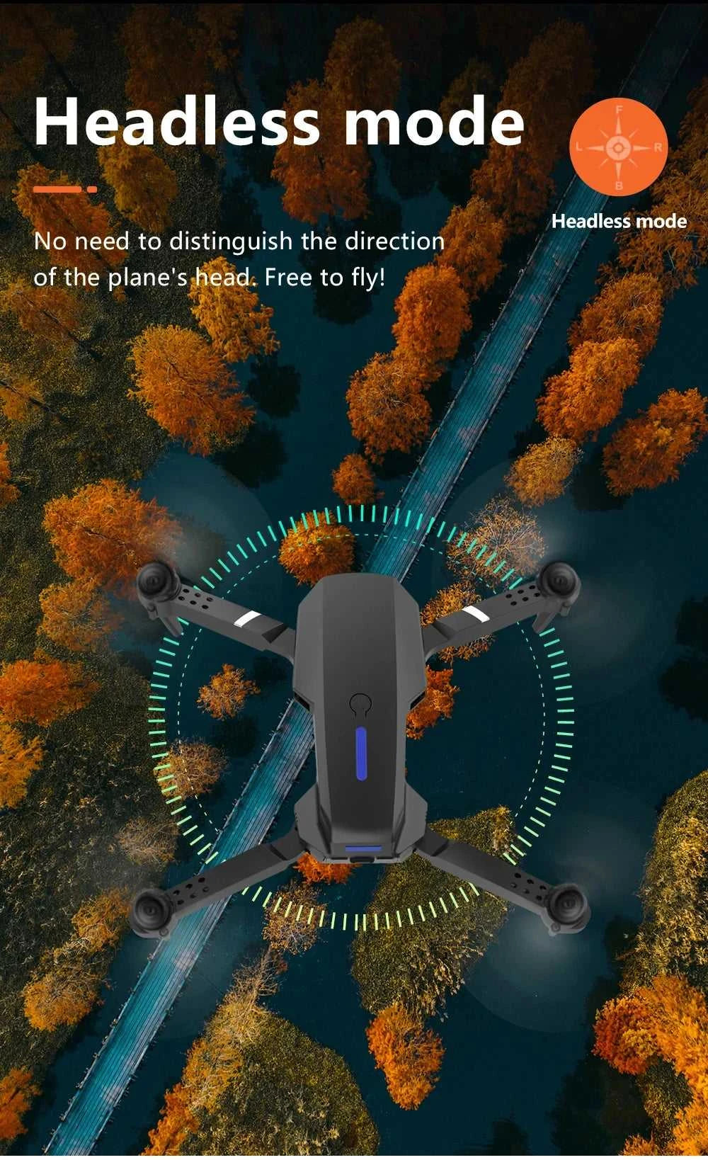 Lenovo New Drone E88 Pro RC 20000M Quadcopter Drone FPV WiFi Foldable With Mod Altitude Resistance 8K Camera Wide-angle Shootin The jack market .AU The jack market .AU Drones $ 78 14:29#B-no-Cam