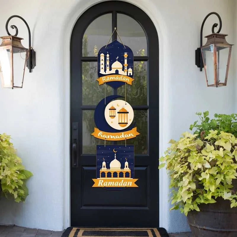 Eid Mubarak Door Hanging Flag Kareem Ramadan Decor for Home 2025 Ramadan Mubarak Islamic Muslim Party Decor Happy Eid Al Adha The jack market .AU The jack market .AU Home $ 20 14:202418806#paper door hanging 3