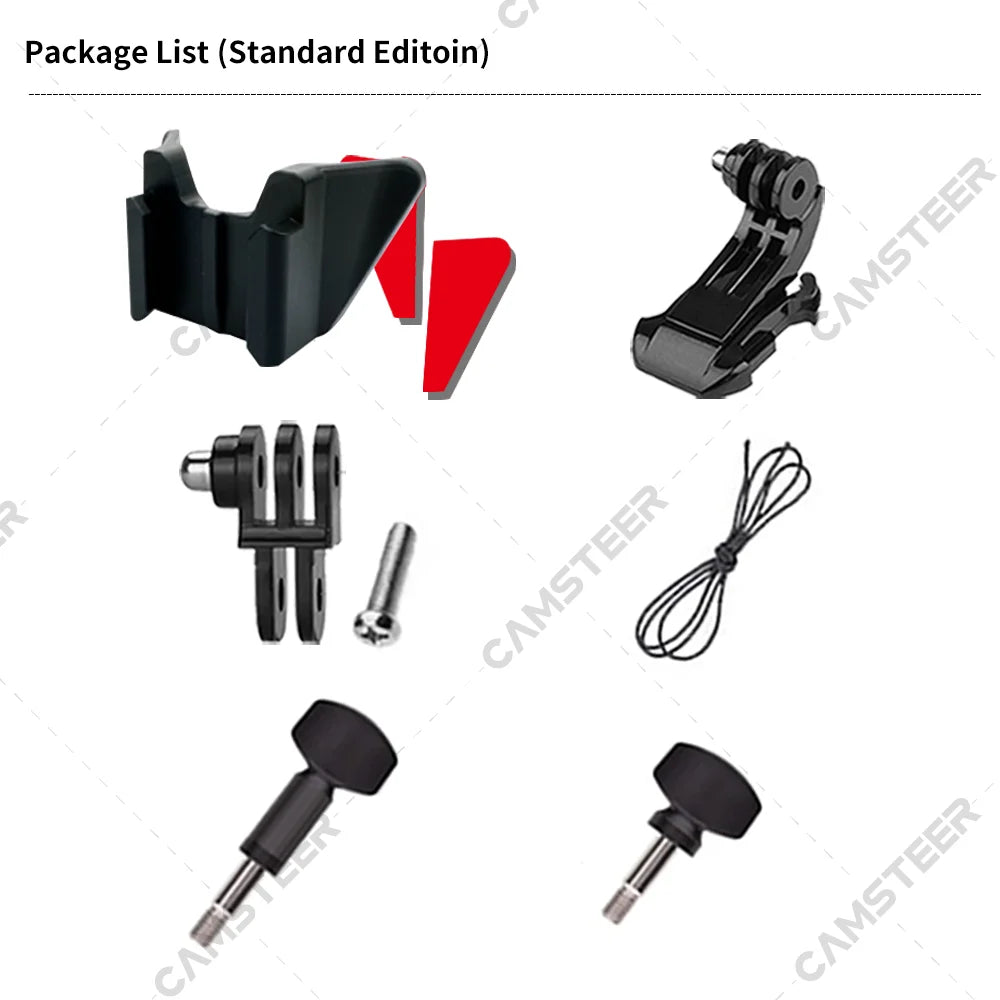 LS2 MX701 Customized Helmet Chin Mount for GoPro 13 12 11 DJI Action 6 5Pro Insta360 Ace Pro2 X5 X4 X3 Action Camera Accessories