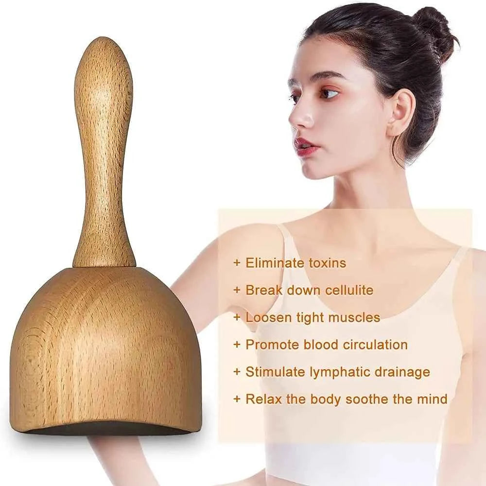 Wooden Wonders 4-in-1 Therapy Massage Kit – Anti-Cellulite & Muscle Pain Relief for Body Shaping