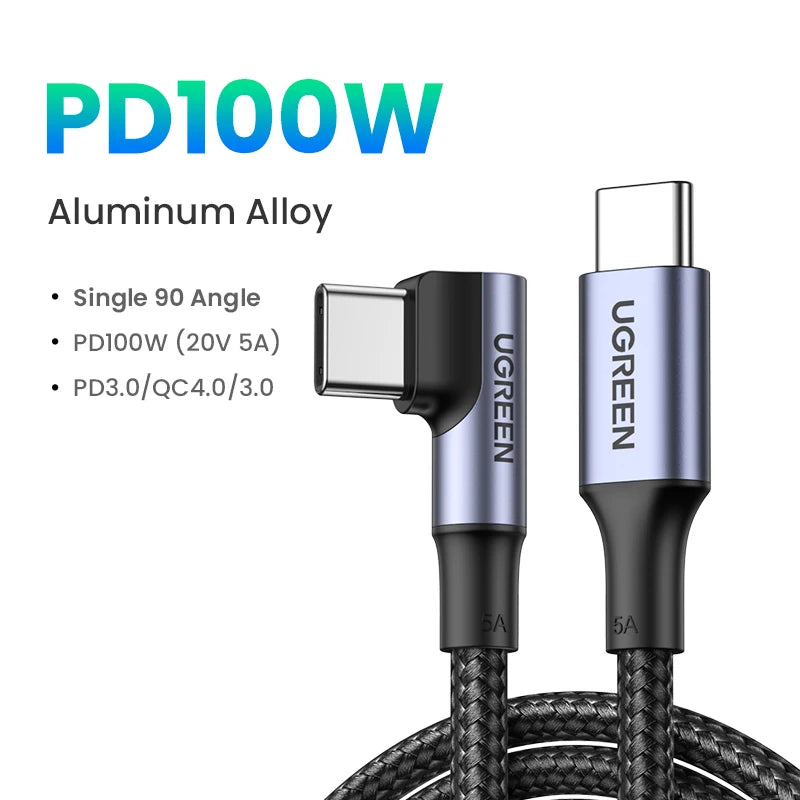 UGREEN 2 Pack USB C Cable - 100W Fast Charging, 5A for Samsung S26, iPhone 17, Laptops & More
