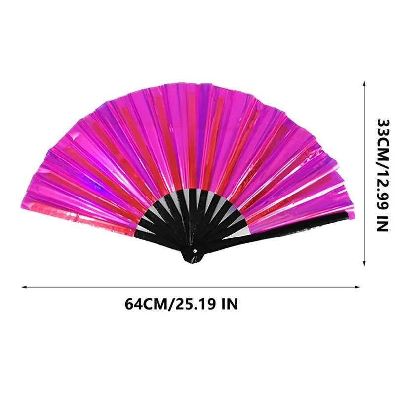 Raves Hand Fan Foldable Craft Holding Lasers Colors Hand Fan Festival Handheld Folding Fan For Dance Decoration Holiday Party The jack market .AU The jack market .AU Home $ 29 14:200000195#silver;200467261:203031825#64x33cm