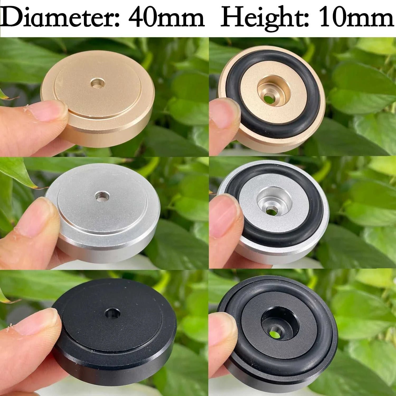 4PCS Audio Speaker Isolation Feet Pad 30*10mm 40*10mm 49*15mm Aluminum Amplifier Feet CD DAC Speakers Shock Absorption Feet Pad The jack market .AU The jack market .AU Accessories Electronics $ 62 14:193#40x10mm 4pcs;200000828:201589809#Black
