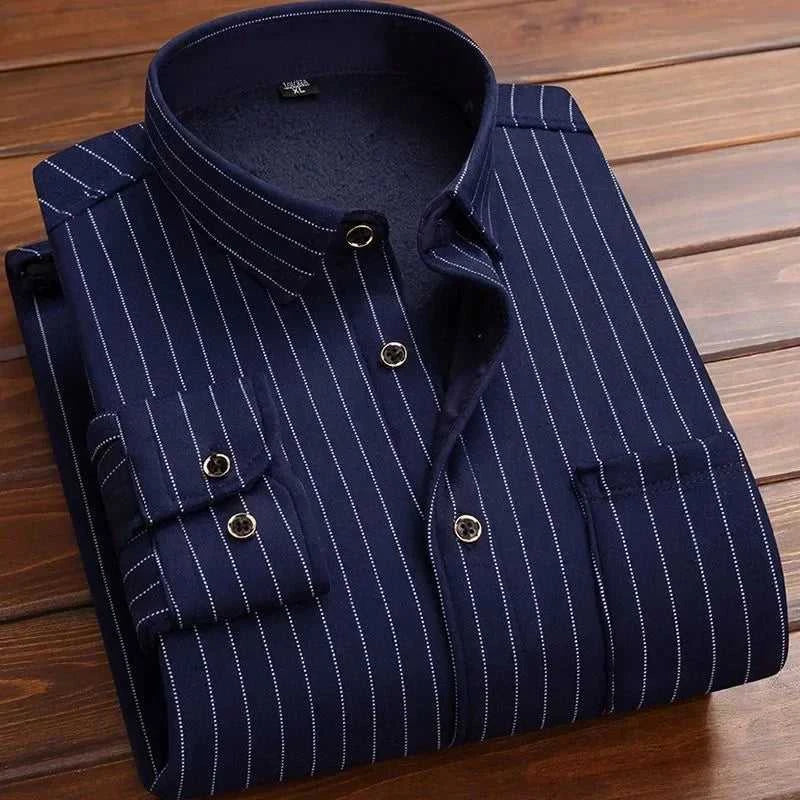 High Quality Men's Clothing 2026 Men Long Sleeve Thick Warm Shirt Tops Fashion Men Print Handsome Versatile Shirts Formal Shirts The jack market .AU The jack market .AU Men Fashion $ 43 14:771#6F HB622;5:4183#3XL(80-90KG)