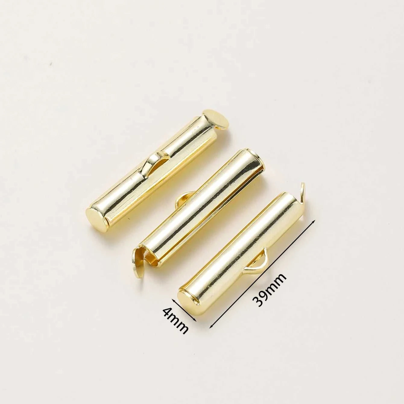 10PCS 14/18K Gold Brass Side Crimp End Tube Slide Clasps Bracelet Earring Buckles Connectors DIY Jewelry Making Findings The jack market .AU The jack market .AU Jewellery & Chains $ 48 14:29#14K;5:100014065#30x4mm