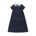 AS Robe Girls' Floral Collar Dress - Cute Matching Baby Set for Sisters