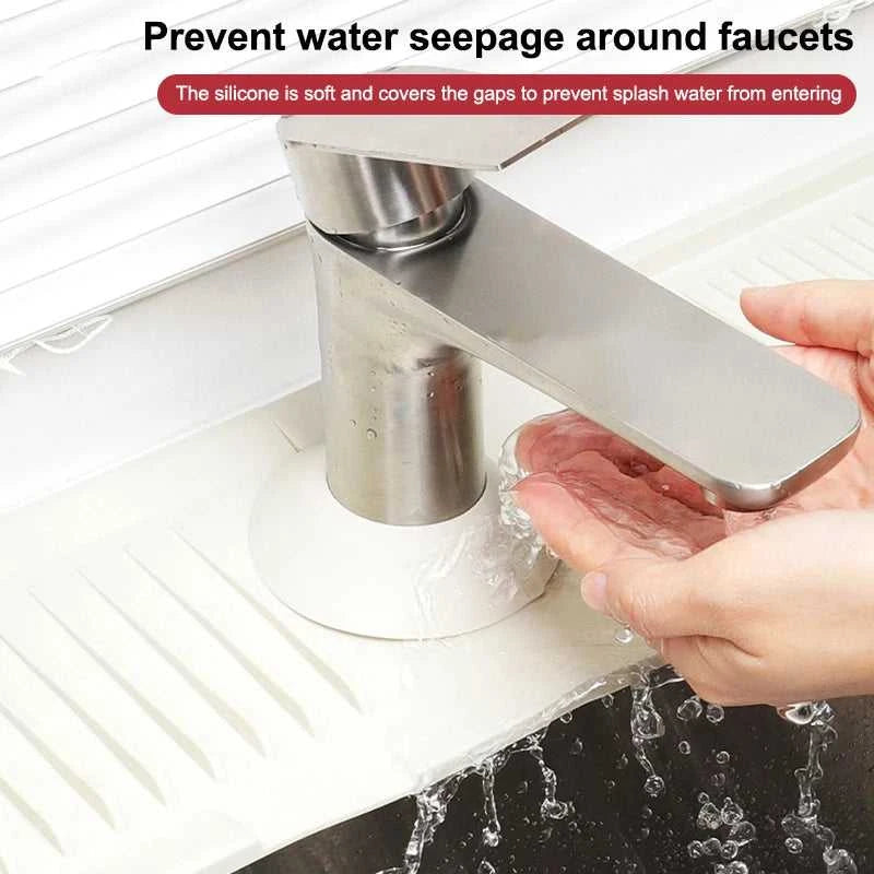 1PCS Silicone Faucet Absorbent Kitchen Mat Sink Splash Catcher Countertop Protector Mat Draining Pad For Bathroom The jack market .AU The jack market .AU Home $ 47 14:29#A1