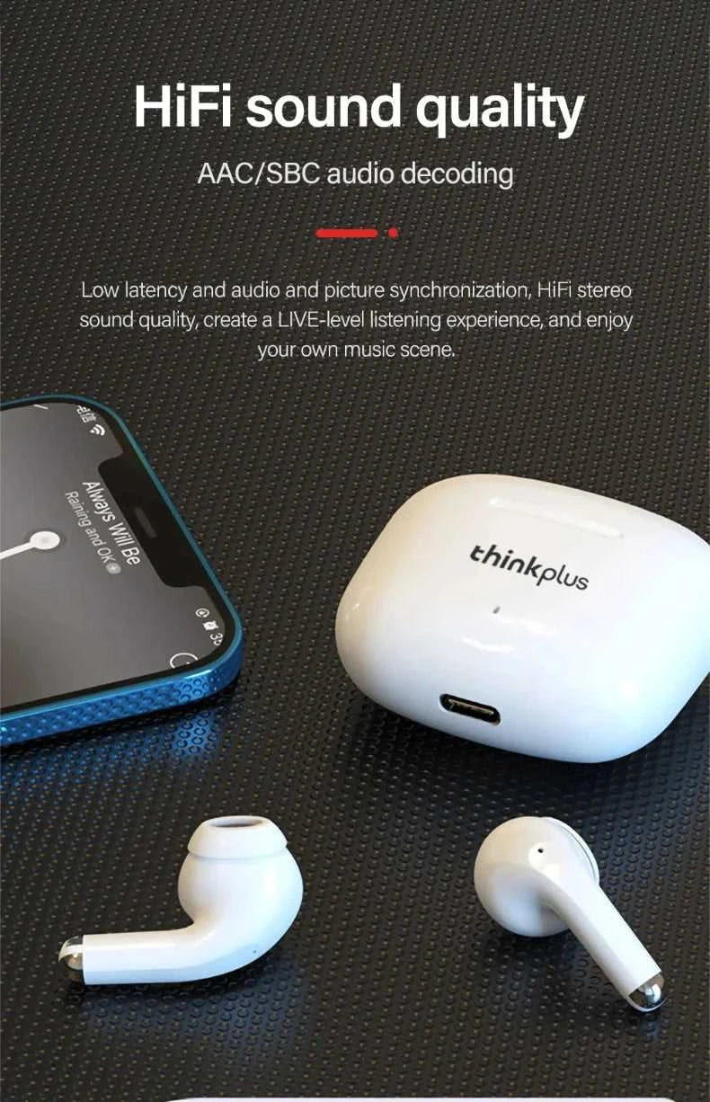 Lenovo LP40 Pro Wireless Bluetooth Earphones Long Battery Life Fashion Music Headphones Low Latency HD Call Gaming Earbud Choice The jack market .AU The jack market .AU Accessories Electronics $ 65 14:29#Black