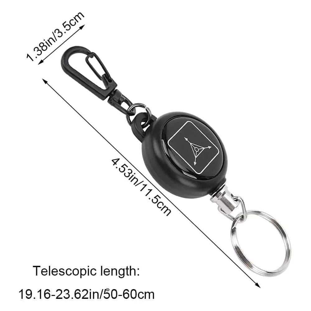 Multicolor Anti-Theft Keychains Unisex Anti Lost Retractable Elastic Rope Keyrings With Carabiner Reel Clip For ID Name Card Key The jack market .AU The jack market .AU Jewellery & Chains $ 47 14:771#O