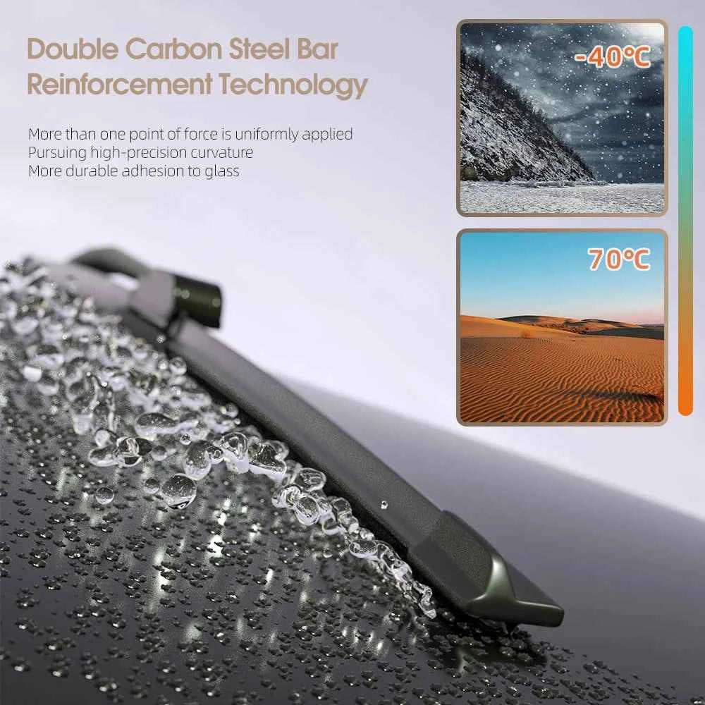 For Skoda Octavia MK1 MK2 MK3 MK4 1996-2023 Front Windshield Wiper Blades 2pcs Windscreen Window Accessories 2004 2013 2017 2019