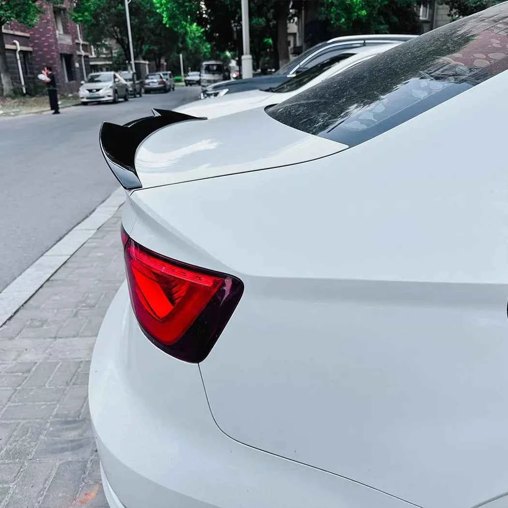 For Audi A3 S3 8V Sedan 2014-2020 Rear Trunk Tail Wings Fixed Wind Spoiler Tail Fin Body Kit Tuning Cars Accessories Parts