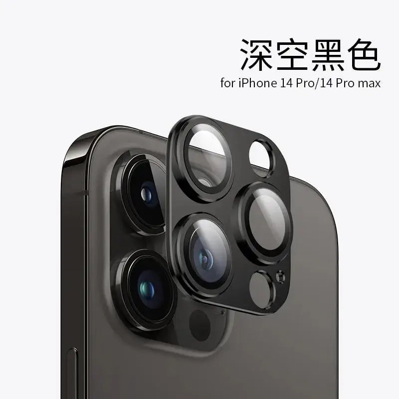 iPhone LensGuard - 9H Tempered Glass Camera Protector for iPhone 14, 15, 16 Pro Max & Plus