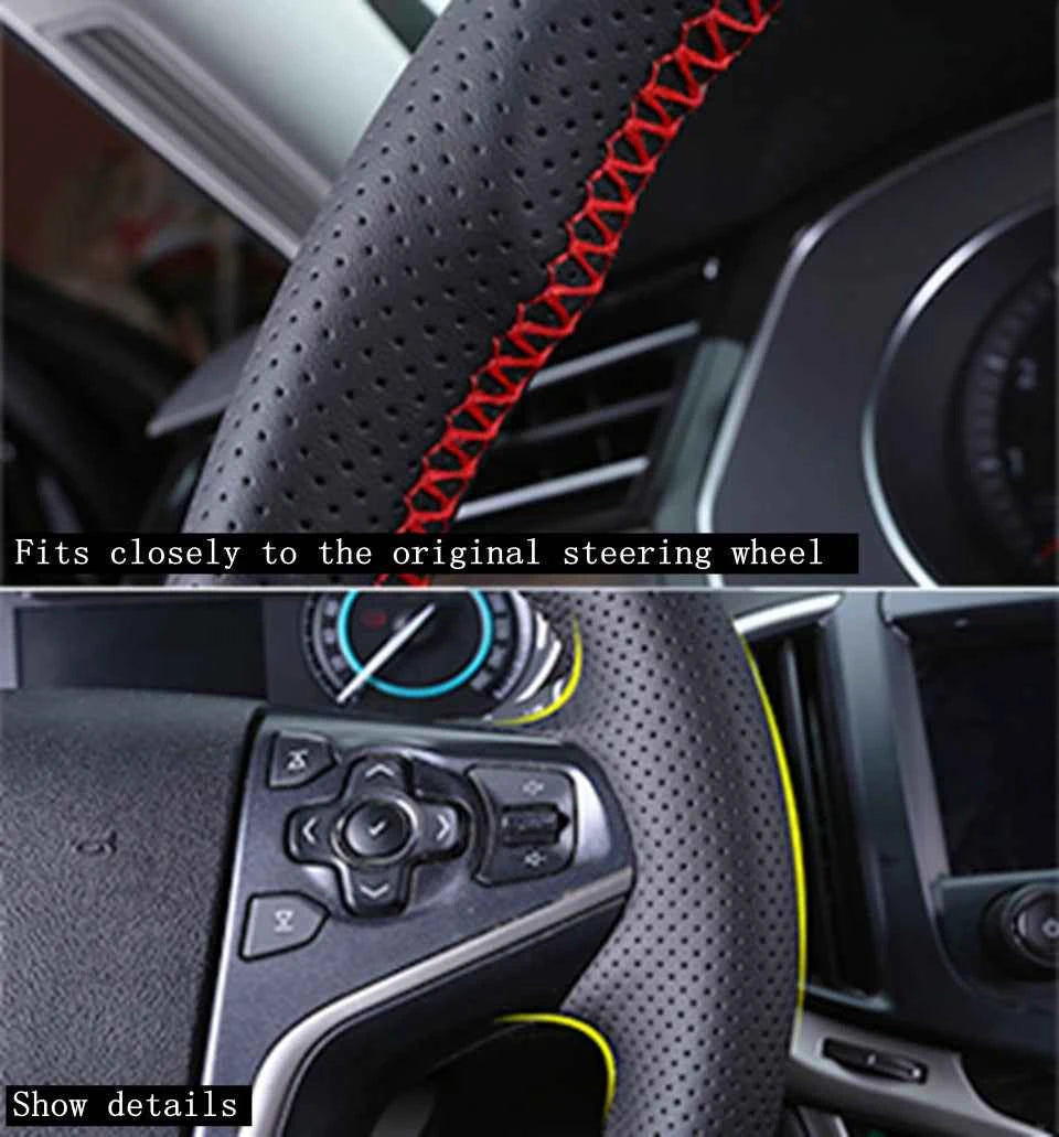 Customize DIY Microfiber Leather Car Steering Wheel Cover For For Hyundai ix35 Tucson 2 2011 2012 2013 2014 2015 Car Interior