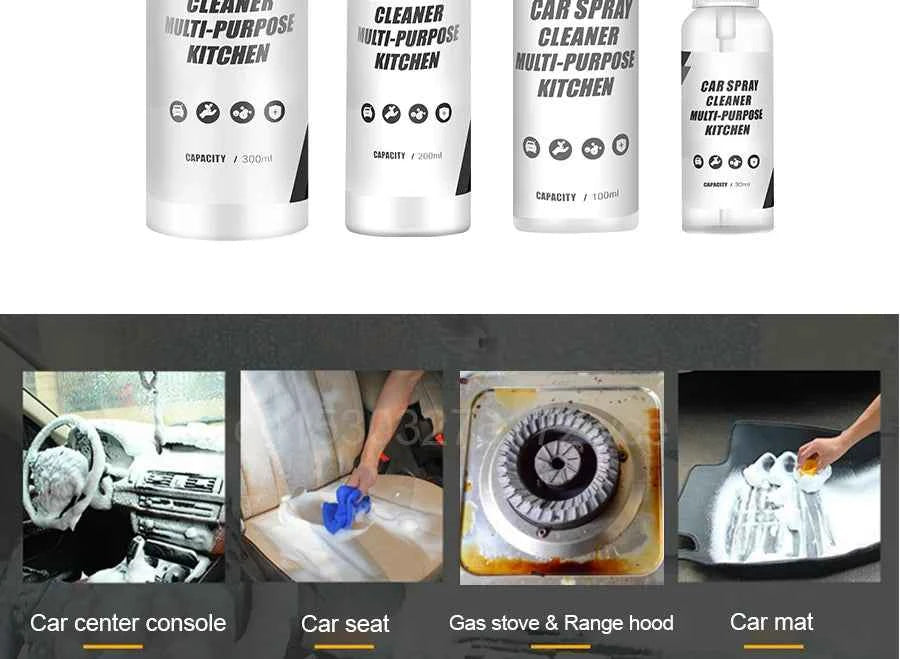 Multi-Purpose Foam Cleaner Rust Remover Cleaning Car House Seat Car Interior Accessories Home Kitchen Cleaning Foam Spray