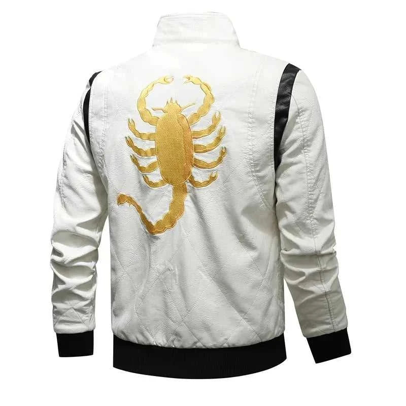 Spring Men's Leather Jacket High Quality Stand Collar Fashion Youth Embroidery Hooded PU Leather Coats EUR Size 3XL Men Clothing The jack market .AU The jack market .AU Men Fashion $ 78 14:771#White hooded;5:4183#EUR 3XL--CHN 4XL