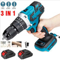 Makita 3-in-1 Electric Impact Drill - 520N.M Torque, 10mm Chuck, 4000rpm Screwdriver for 18V Battery