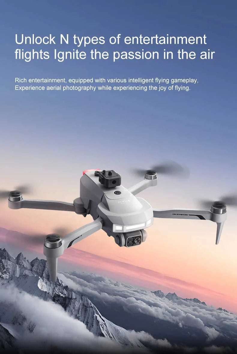 4DRC New V34 Drone 8K Profesional 4K HD Camera Brushless Motor Obstacle Avoidance Foldable Quadcopter Aerial Optical RC Toy The jack market .AU The jack market .AU Drones $ 169 14:10#GPS-8K-1Battery