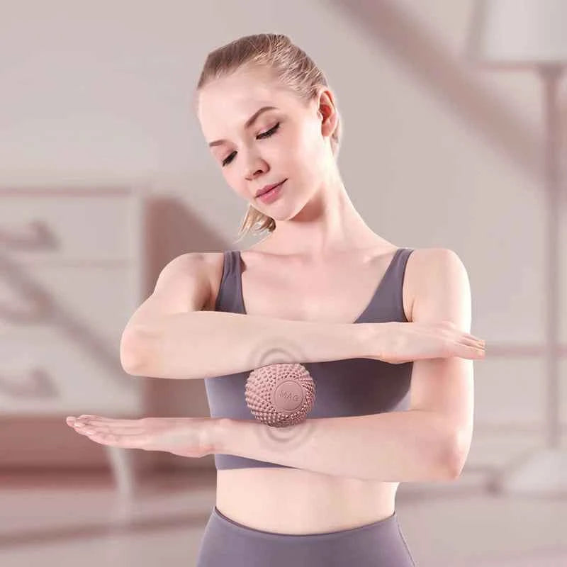 LuxeSphere Lacrosse Massage Balls - 6.5cm for Myofascial Release & Muscle Relief