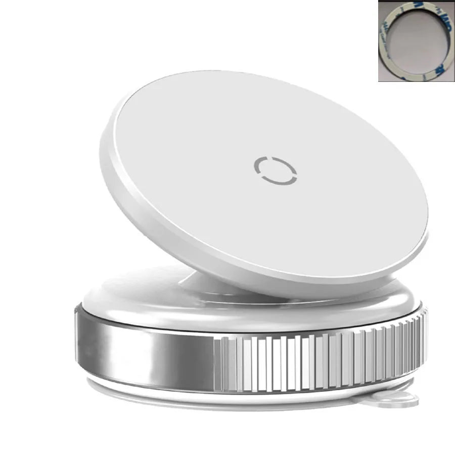 2026 Upgraded Vacuum Magnetic Car Phone Holder 360° Reinforced 96LBS Ultra Suction Cup Phone Mount for MagSafe Cell Phone