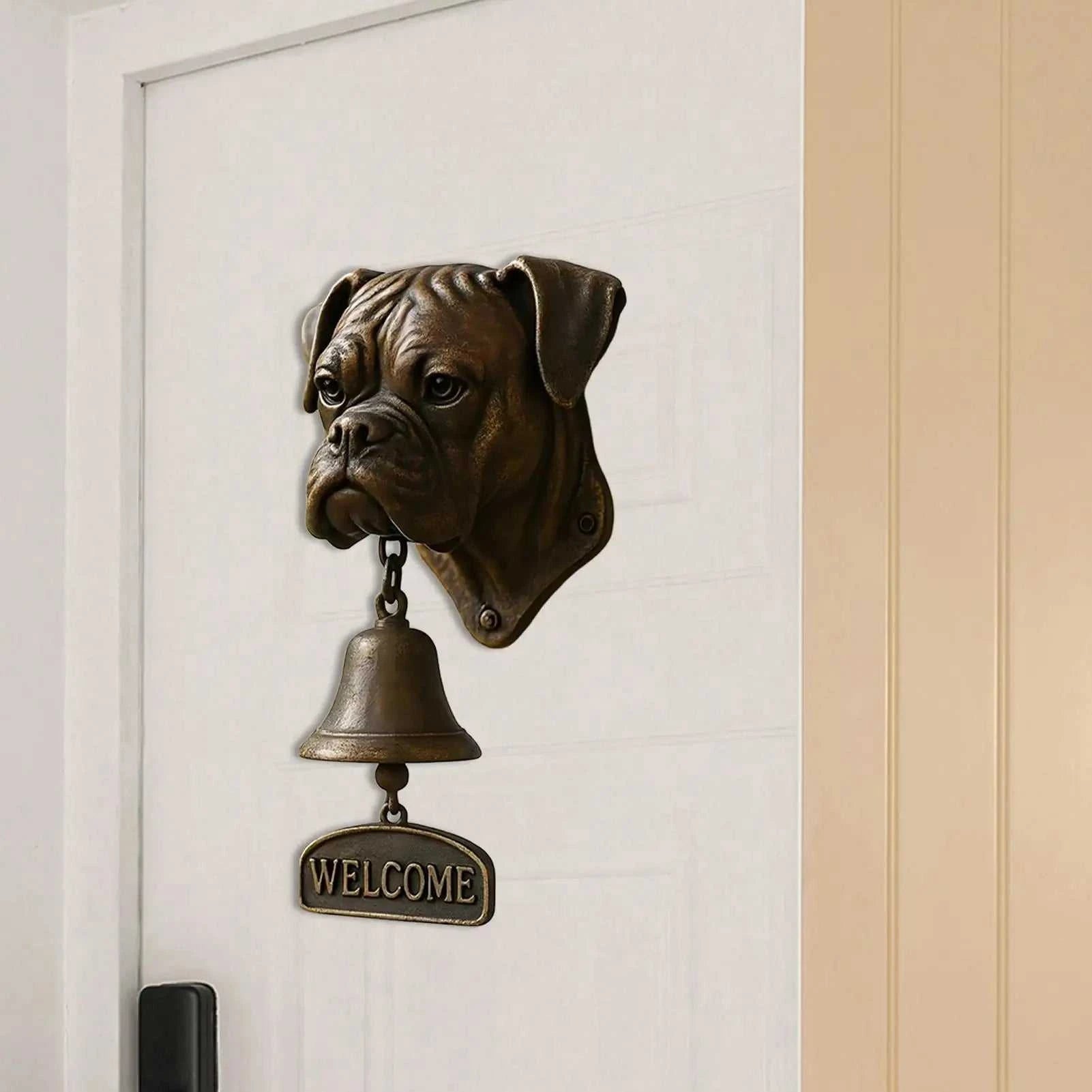 Outdoor Dinner Bell Dog Head Shape Welcome Doorbell Vintage Farmhouse Doorbell for Front Door Garden Sheds Cottage Retreats The jack market .AU The jack market .AU Home $ 72 14:29#A;200007763:201441035