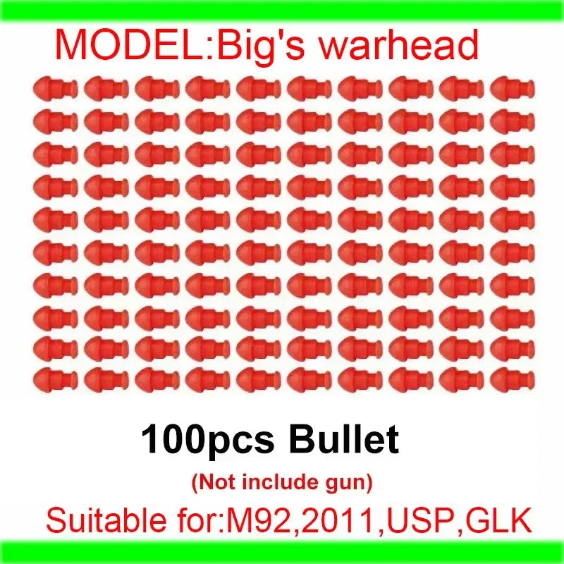 G17 Pistol Shell Throwing Continuous Firing Blowback Soft Bullet Gun Empty Hanging Birthday Gift