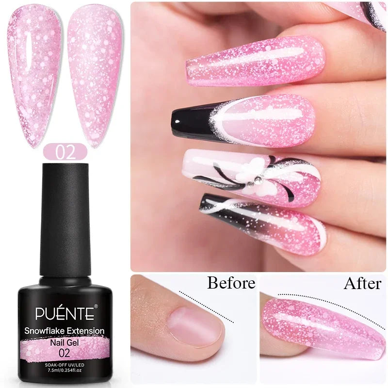 BrandName Chrome Mirror Effect Gel Polish - 5ml Golden Silvery Metallic Liner for Stunning French Nail Art