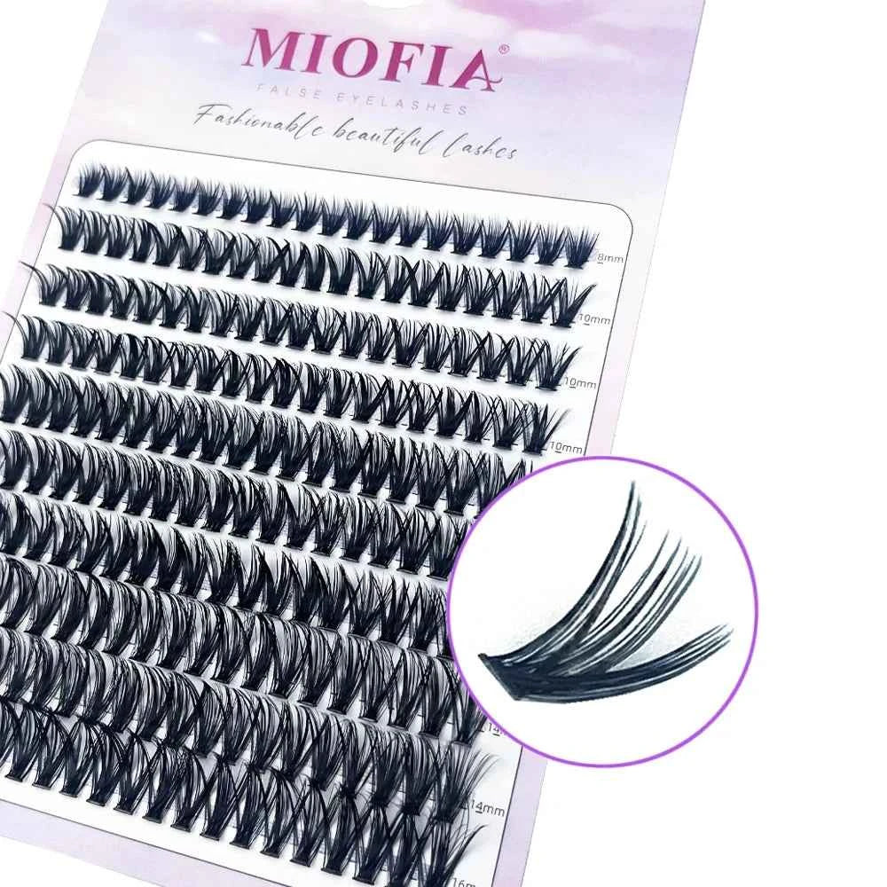 Mink False Eyelashes by [Brand Name] - 3D Volume Cluster Lashes, 30D-80D, Natural Look, Perfect for Stunning Makeup