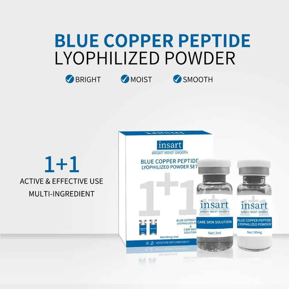 VC Collagen Blue copper peptide Lyophilized Powder Face Serum Anti Aging Brightening Moisturizing Essence for All Skin Skincare