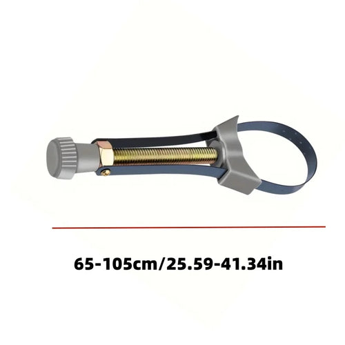 1-Piece Car Oil Filter Removal Tool with Adjustable Diameter, Suitable for Various Vehicle Models, Top Quality Ergonomic Handle Design, Oil Filter Wrench, Essential Tool for Auto Repair Shops