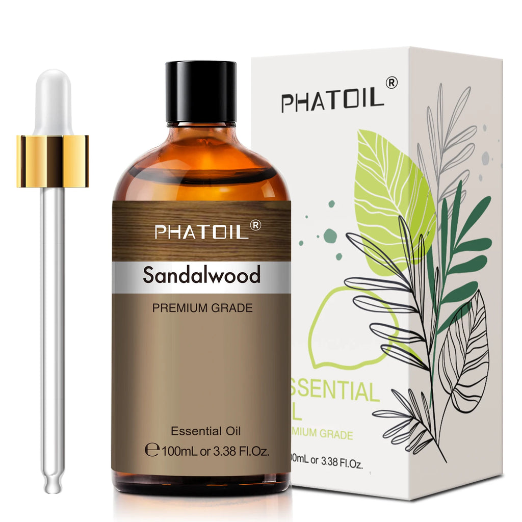 PHATOIL Aromatherapy Essential Oil For Skin Care,Diffuser,Massage & Candle Making-100ml Lavender Cinnamon Eucalyptus Aroma Oils - Jack market 1988Jack Market 1988