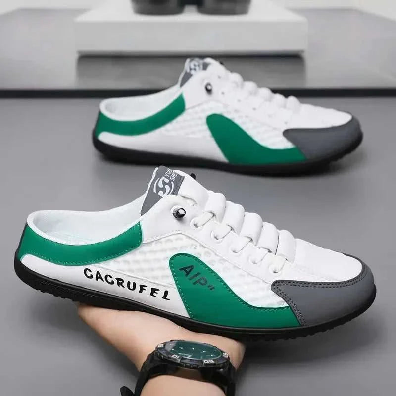 Men's Fashion Soft Bottom Half Slippers Summer New Casual Shoes Soft Bottom Support Shoes Sports Shoes Zapatos De Hombre The jack market .AU The jack market .AU Step Up Your Style: Trendy Shoes for Every Occasion! $ 67 14:29#White Khaki;200000124:200000338