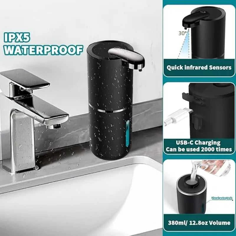 380ML Touchless 4-Gear Adjustable USB Rechargeable ABS Plastic Infrared Automatic Sense Soap Dispenser Hand Washing Pump Machine The jack market .AU The jack market .AU Home $ 72 14:29#White-Foam