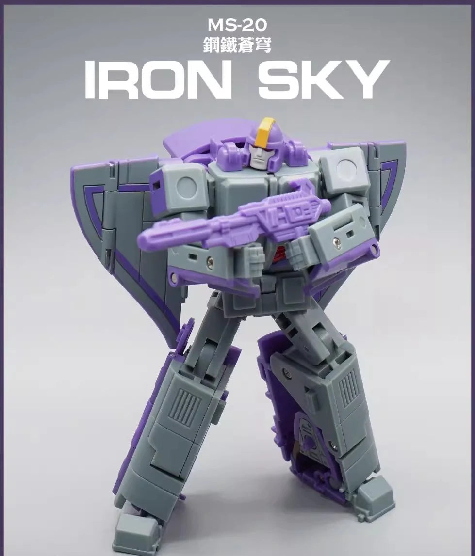 Mini Soundwave With Laserbeak Transformation MFT HS-03 HS03 Hot Soldiers G1 Pocket War Deformation Action Figure Robot Toy Gifts